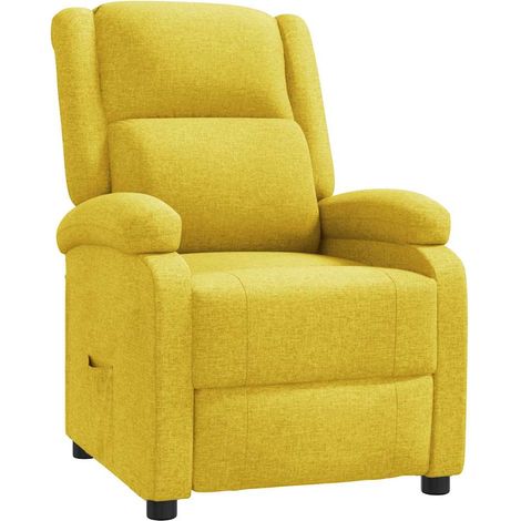 Relaxsessel Gelb Stoff vidaXL