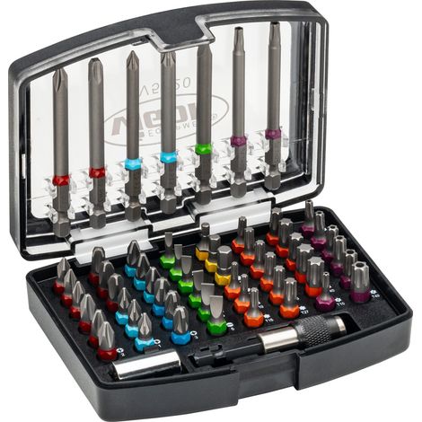 VIGOR Bit Box V5020 Sechskant massiv 6,3 (1/4 Zoll) Anzahl Werkzeuge: 57 (1/5)