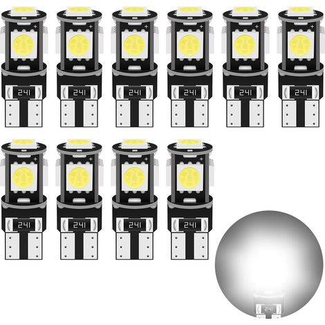W5W LED Bulbs Canbus Error Proof Car Lamp (1/5)