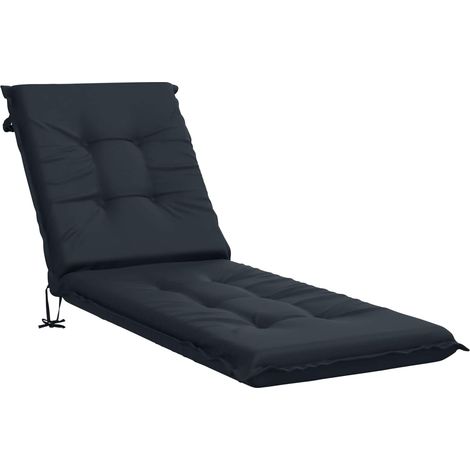 Coussin de transat GEMERT 100 % polyester Bleu foncé vidaXL