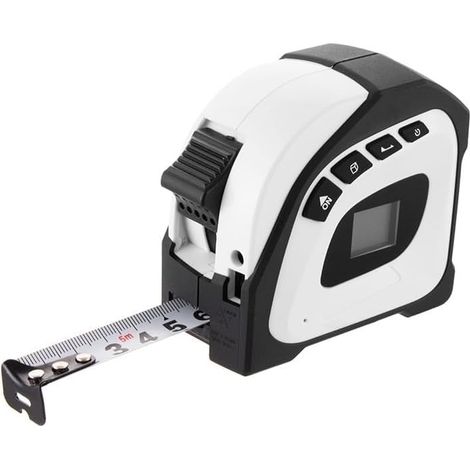 Mètre ruban laser rechargeable, mesure laser 40 m, mètre ruban 5 m avec écran numérique, mesure la distance, la surface et le volume (1/5)