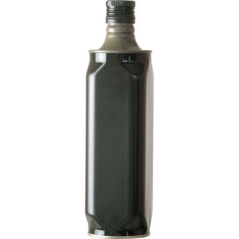 Latta a Bottiglia 750ml per olio con tappo a vite e salvagoccia STI