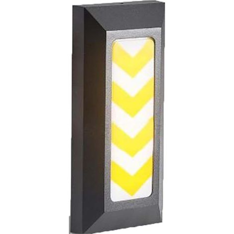 Lampe marche extérieure LED jardin design flèche lumières angle escalier (1/5)