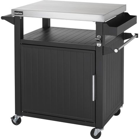 Primaster Grillwagen Napa L Universal 1-türig 90 x 90 cm schwarz Außenküche (1/3)