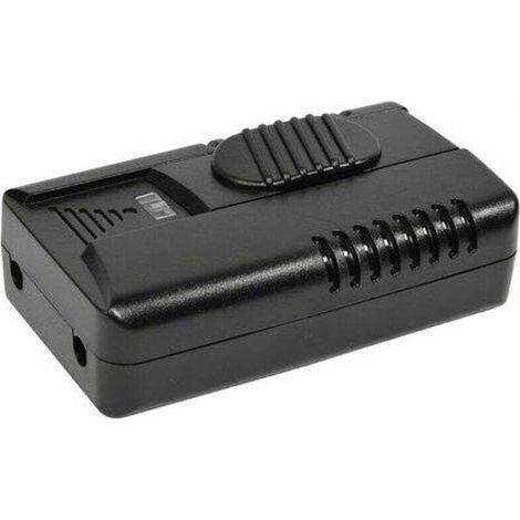 Variateur à pied a curseur 150W 230V Noir Compatible LED [Classe énergétique A] (1/4)