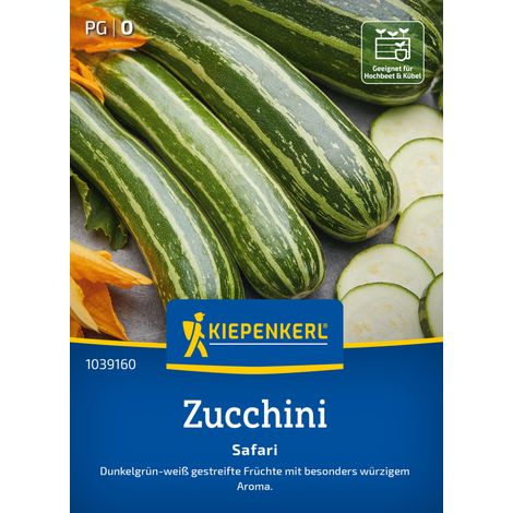 Kiepenkerl Saatgut Zucchini Safari F1 für ca. 5 Pflanzen