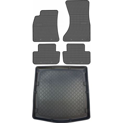 Juego de alfombrillas de goma para coche y alfombrilla para maletero para Audi A5 i Sportback (2009-09.2016). (1/5)