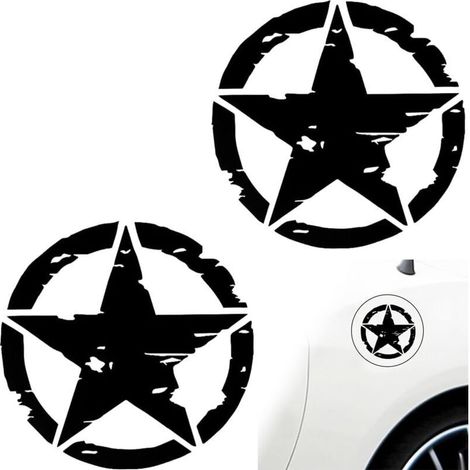 CSPARKV 2 PCS Autocollants, Applicable sur coffre ou porte de votre voiture,capot corps graphique convient à la plupart des véhicules,autocollants moto