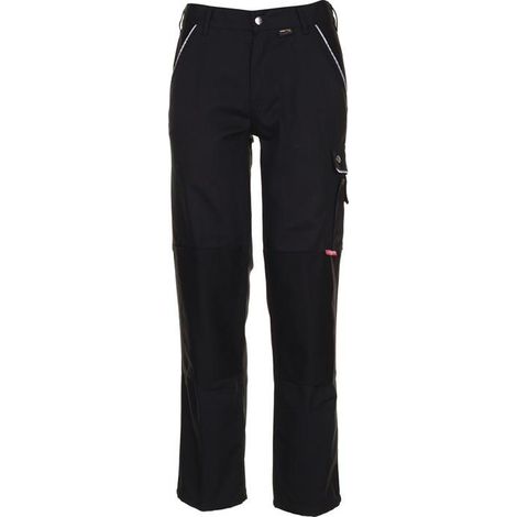 Pantalon de travail en toile 320 g, taille 46, noir/noir (1/6)