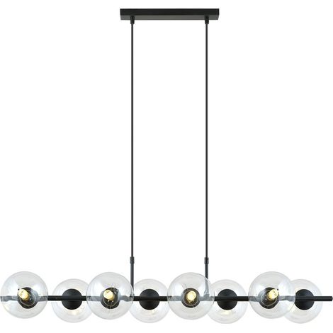 Lámpara colgante Armaro Transparente (8 luces)