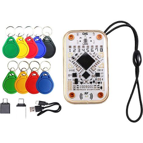 Chameleon Ultra RFID-Chip-Lesegerät + Smart-Key-Fob-Kartenemulator 4xCUID 5xUID 125K 13,56M IC-ID NFC-Kartendecoder (1/5)