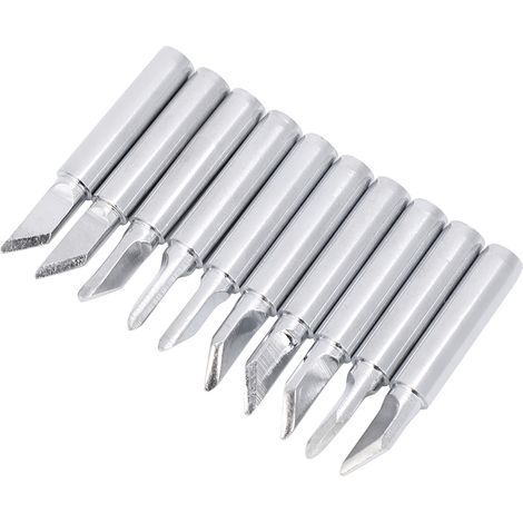 10 pièces de pannes de fer à souder en laiton, chauffage interne, sans plomb, outils de soudage 900MTK (1/5)