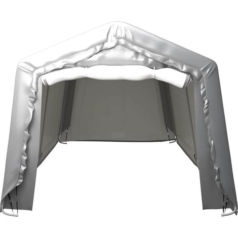 Maison Exclusive - Tenda Capannone 300x750 cm Grigio Acciaio