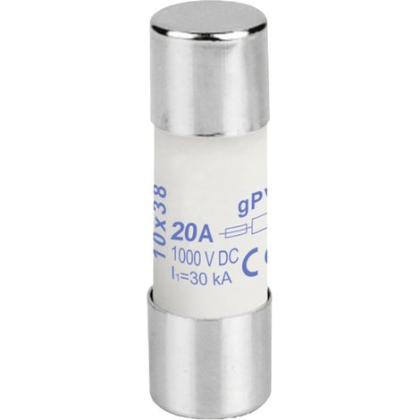 Weidmüller 2783280000 FUSE 10X38 20A 1000 VDC GPV Feinsicherung (Ø x L) 10.3 mm x 38 mm 20 A 1000 V/