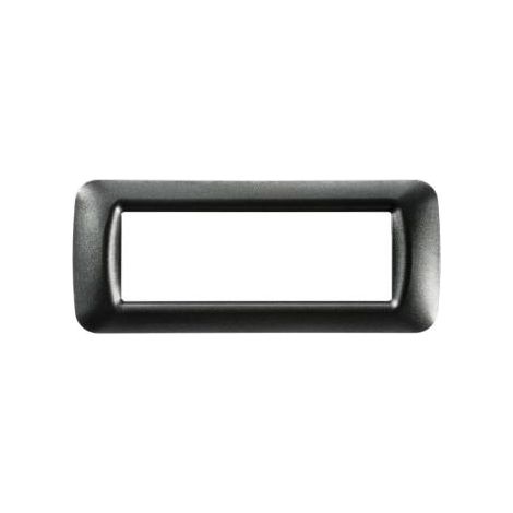 PLAQUE 6 POS.ARDOISE METALL.TOP SYSTEM GEWISS GW22616