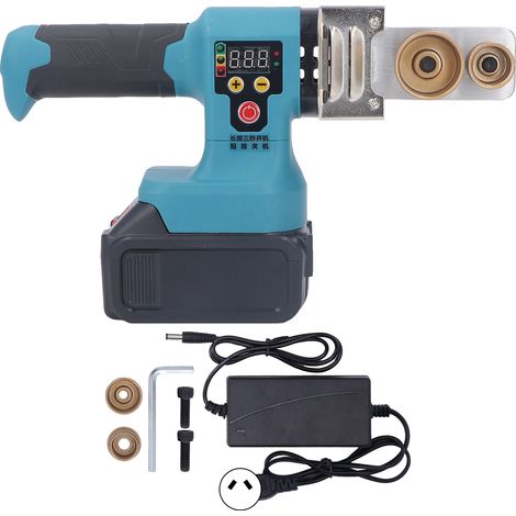 Soudeuse électrique pour tuyaux PPR rechargeable avec batterie lithium, fer à souder automatique 100‑240V, fiche AU (1/5)