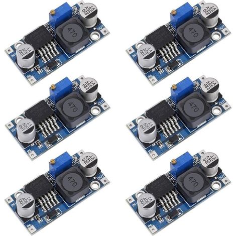DC-DC Convertisseur Abaisseur LM2596 Buck Converter 3,2-40V à 1,25-35V Alimentation Réglable Module 6 Piéces-LIAIKI (1/5)