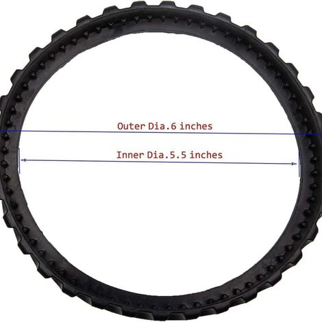Chenilles en Caoutchouc de Remplacement R0526100 – Compatible Zodiac MX8 Elite, MX6 Elite, MX8, MX6 – Traction Améliorée