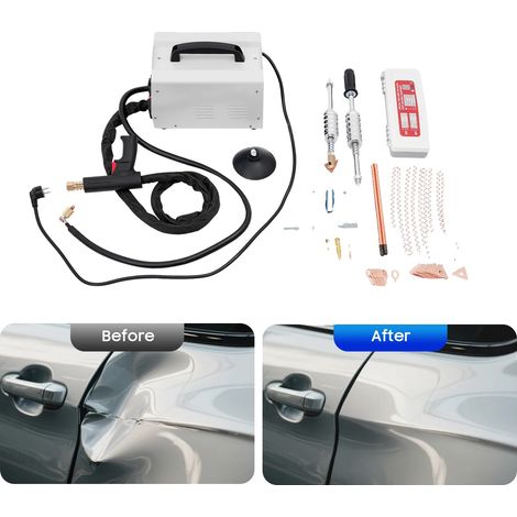 Dellenreparaturset, 220 V Eingangsspannung, 3500 A Ausgangsstrom, 1800 W Leistung, 1,7 m Metallpistolen-Schlauch, 423230 cm Verpackungsgröße (1/5)