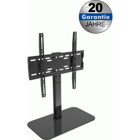 Pedestal for lcd monitor for screens 32“ - 55“ (81 - 140 cm), loads up to 40 kg, black