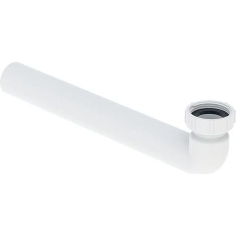 Geberit curva di allacciamento 90° con dado a risvolto, per sifone da incasso per lavabo: bianco alpino, 242021111