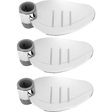 Porte-Savon Douche - Support Rangement Salle De Bain - Design Feuille Antirouille - Réglable Sur Tuyau - 1 Pièce (1/5)