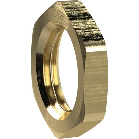 Écrou hexagonal M49x2, SW 60, laiton, pression de travail max. 25 bars, tampon de fonctionnement. Charge maximale : 150°C (1/2)