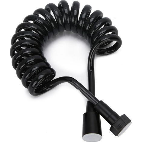 Flexible Douchette WC Rétractable Ressort 2m Accessoire Raccord Cuivre (1/5)