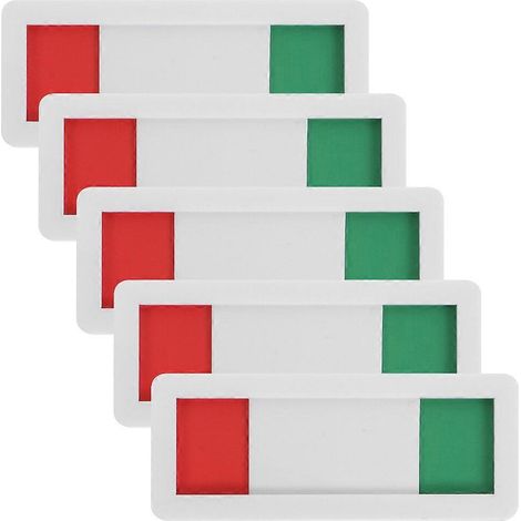 Lot de 5 panneaux de porte de bureau « Salle de réunion occupée/libre » - Panneau coulissant pratique 0,5 x 4 x 10 cm (1/2)