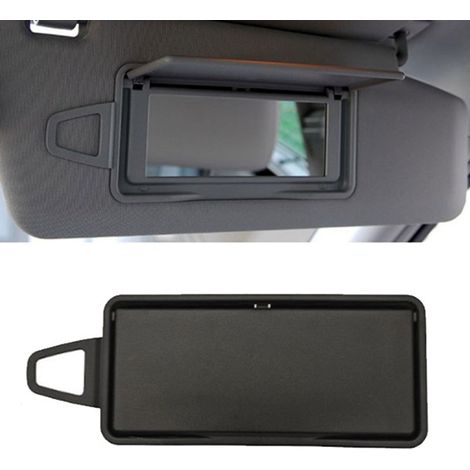 1. Specification: Right side Color: Black Material: Glass + ABS Right front sun visor for cars.