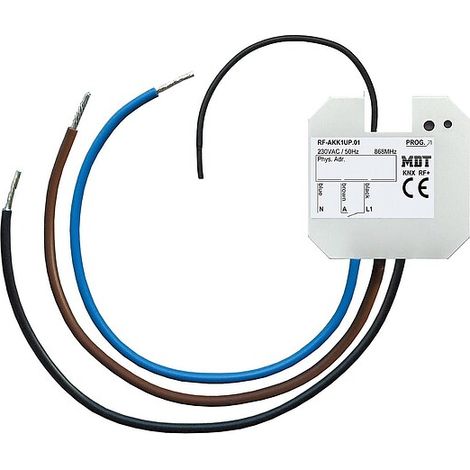 KNX RF+ Funk Schaltaktor 1-fach, UP, 10 A, 230 V AC