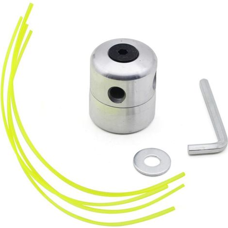 Débroussailleuse, tête de coupe en aluminium, tête d'herbe Tête de coupe en aluminium, tête de coupe de gazon pour accessoires de tondeuse à gazon (1/5)