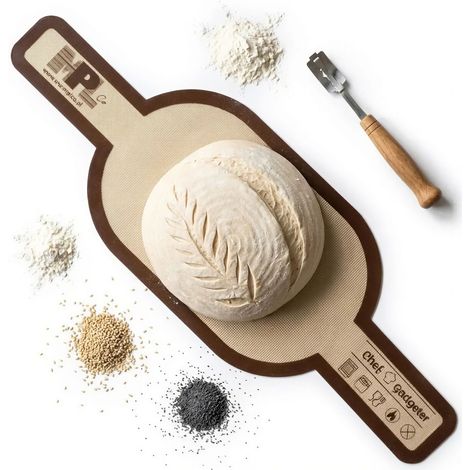 TAPPETINO DA FORNO IN SILICONE PER IMPASTO PANE 55x15CM LAVABILE IN LAVASTOVIGLIE (1/5)