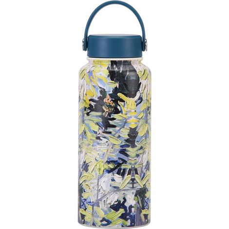 Gourde Isotherme Vacuum Sport 2025 1L Nouveau Grande Capacité Portable Extérieur Grande Ouverture (1/5)