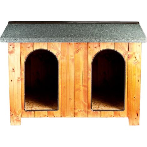 Cuccia doppia da esterno modello Chalet per cani