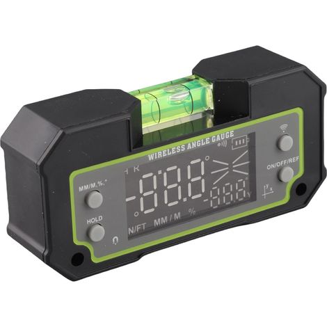 Inclinomètre numérique à double axe, à adsorption magnétique, avec écran LCD et Bluetooth. (1/5)