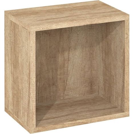 Boîte étagère ouverte ESPACE 35x35x22cm, chêne Alabama (1/5)