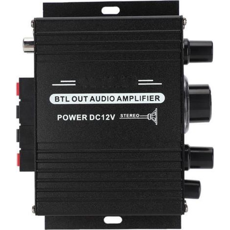 Amplificateur de puissance AK170 20W + 20W 47K résolution 12V avec faible taux de distorsion pour l'audio (1/4)
