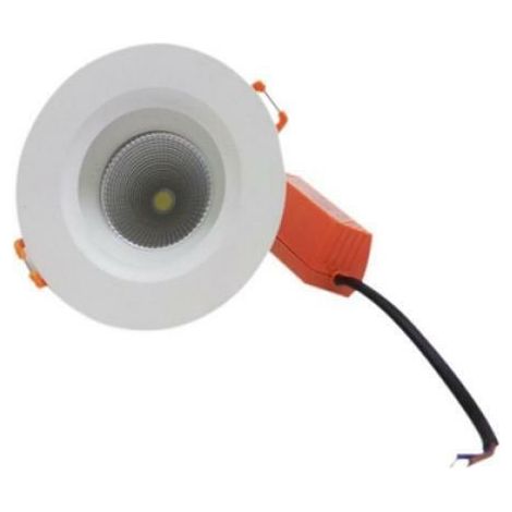 Faretto led incasso 5w rotondo cob con alimentatore led kit 5 pezzi 4200k