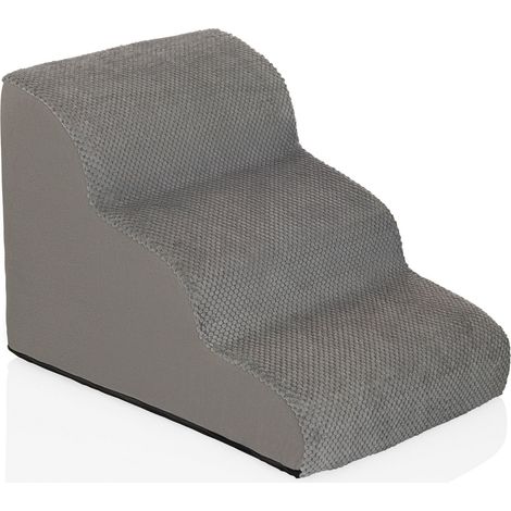 Haustiertreppe / Hundetreppe PAWY STEP 3 Stufen 40 cm grau hjh LIVING (1/5)
