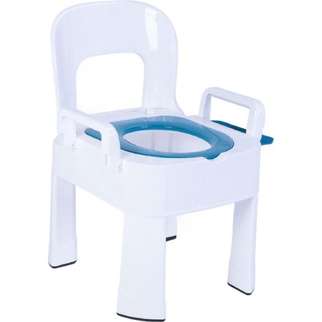 Komfort Toilettenstuhl schnelltrocknendes Kissen faltbar