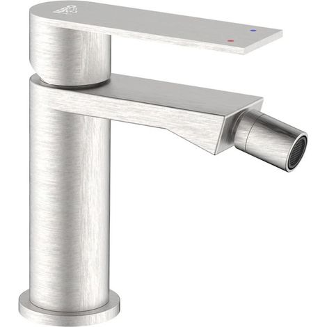 Miscelatore bidet Sun Ø25 mm acciaio (1/2)