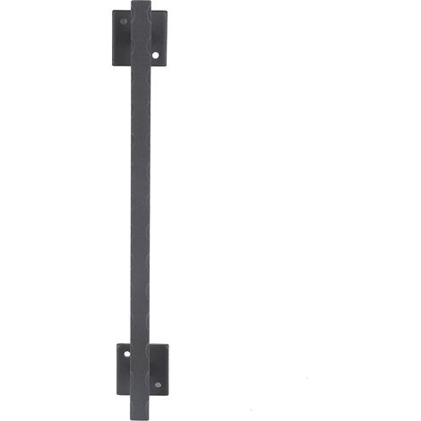 Poignée de porte coulissante en acier au carbone, finition mate givrée, pour garage, armoire, portail, maison