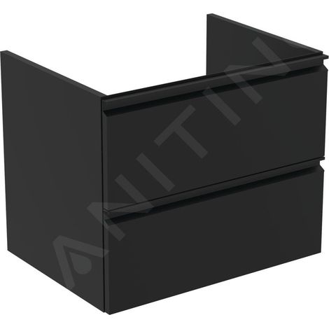 Ideal Standard Tesi - Meuble sous lavabo, 600x440x490 mm, noir T0050ZT (1/4)