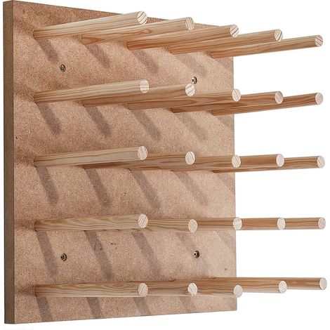 WellHome WELL HOME - Botellero para pared con capacidad para 20 botellas (1/5)