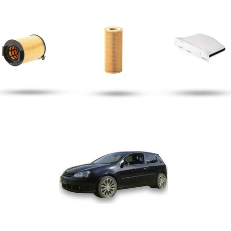 Kit tagliando 3 filtri compatibile con Vw Golf V (1K1,1K5,AJ5,5M1,521) 2.0 FSI 110kw Dal 2003 Al 2009 (1/4)