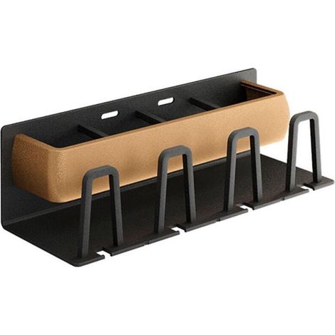Toothbrush Holder Bathroom Toothpaste Storage Rack with Cup Holder (1/5)