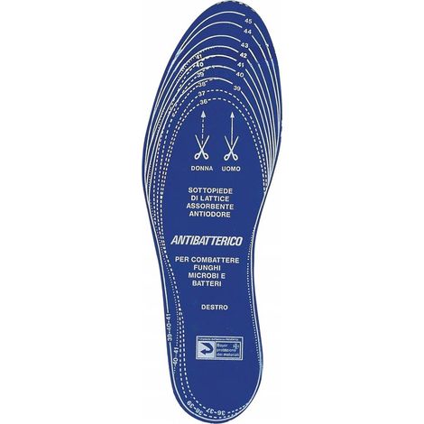 Solette Dx-Sx Antibatteriche Misura Da 36 A 46 - 24 Pa