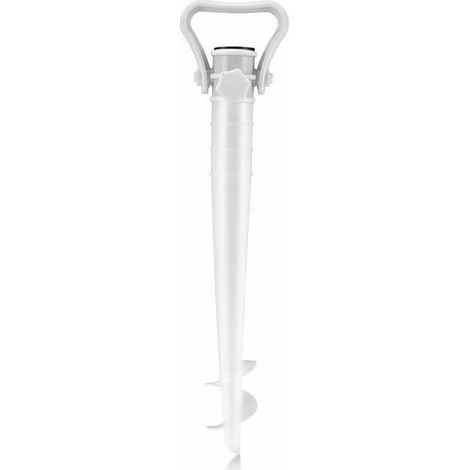 pair Support de Parasol pour Plage Sable ou Terre Pieds de Parasols, Pieds de Parasol de Plage à hélice à Visser dans Le Sable,Douille de Sol à Visser