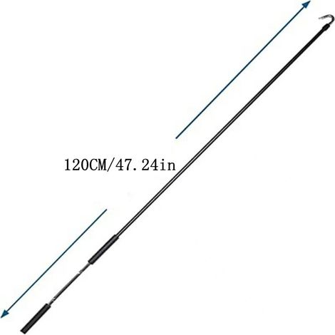 Retail of 120CM control lever Venetian blind rocker arm swivel hook handle for high windows and large windows - convenient accessories (1/5)